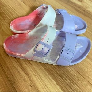 Birkenstock Arizona Eva Sandal Pink Multi Sandal Size 40 W9/M7